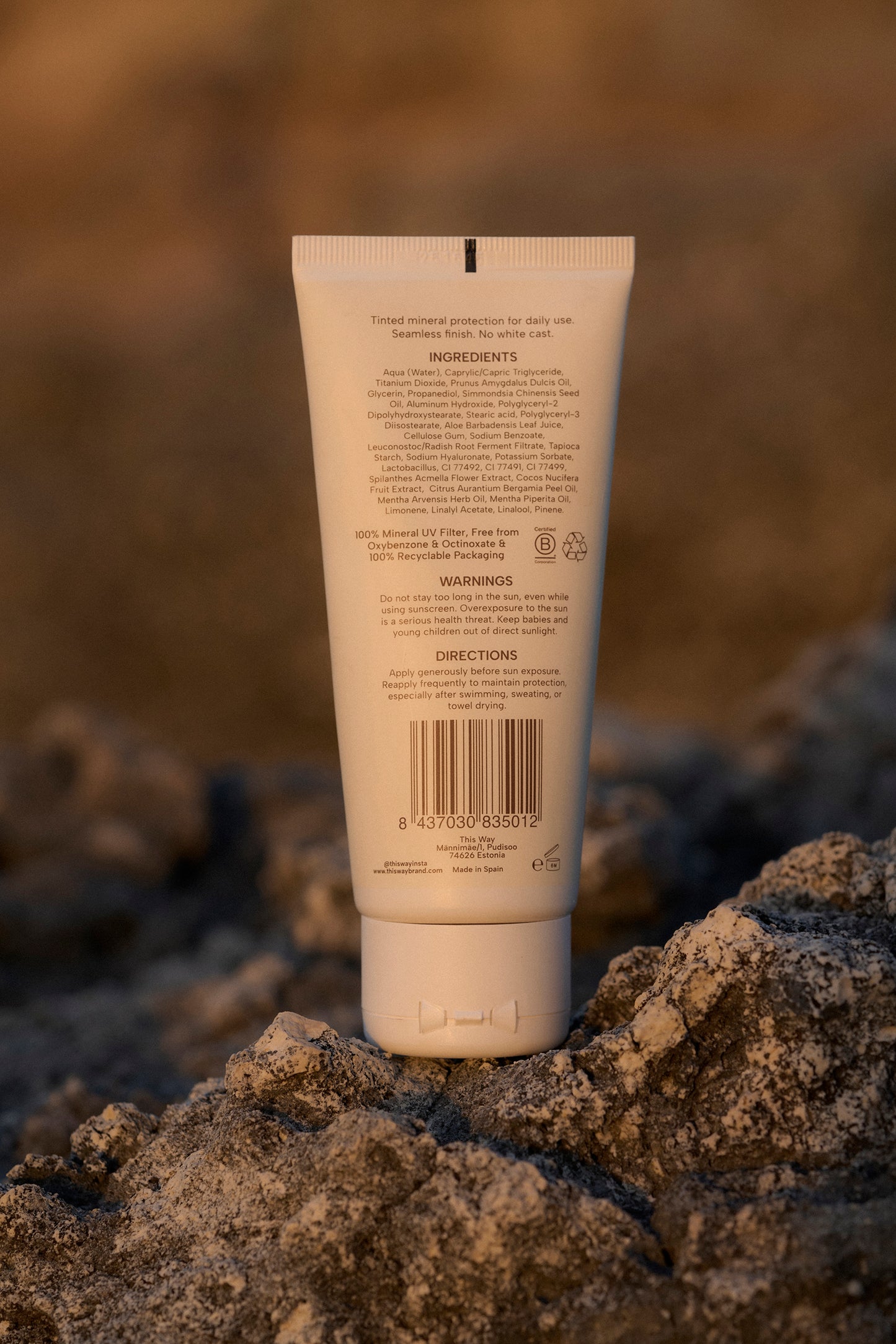 Mineral Face Sunscreen SPF35