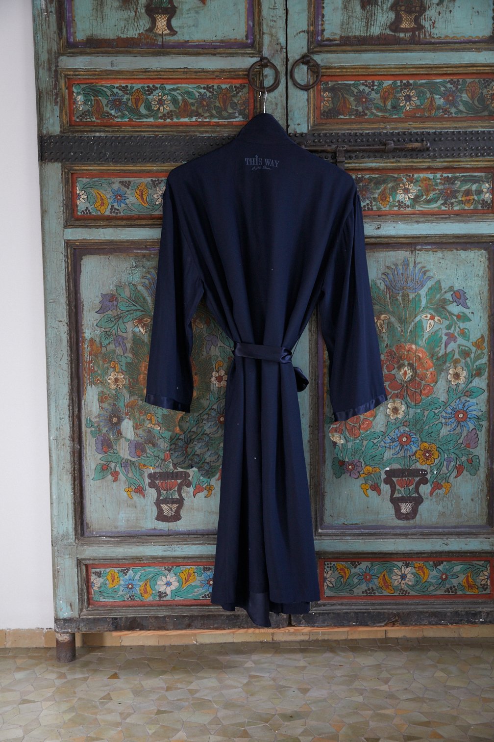 This Way Silk Robe Men - This Way